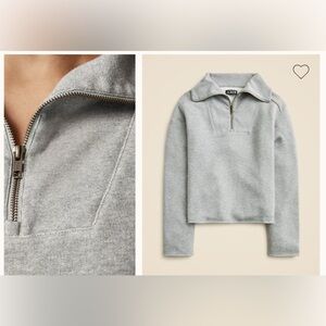 J. Crew Heritage terry quarter-zip sweatshirt